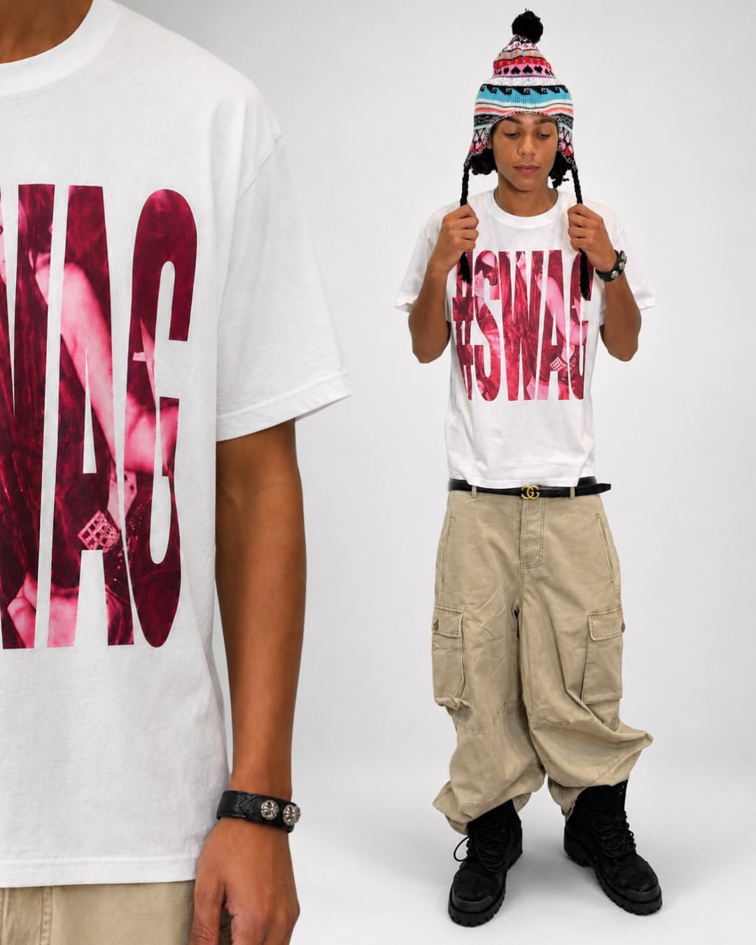 MAGENTA* Swag Tee styled