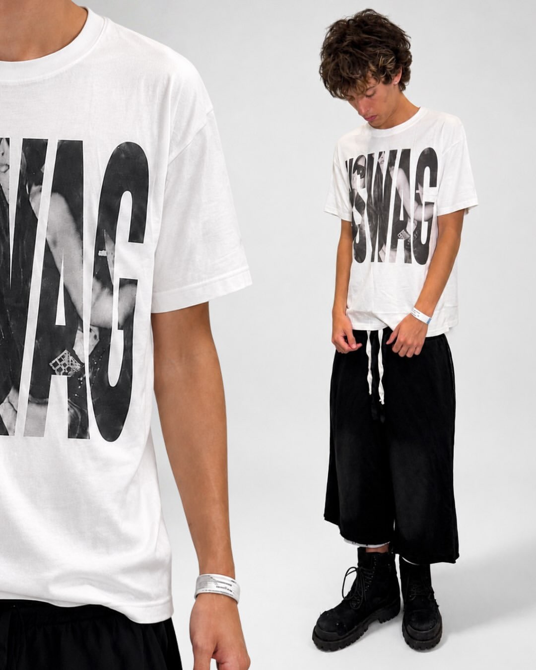 BLACKOUT* Swag Tee styled