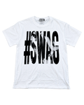 BLACKOUT* Swag Tee – #SWAG print on a white tee