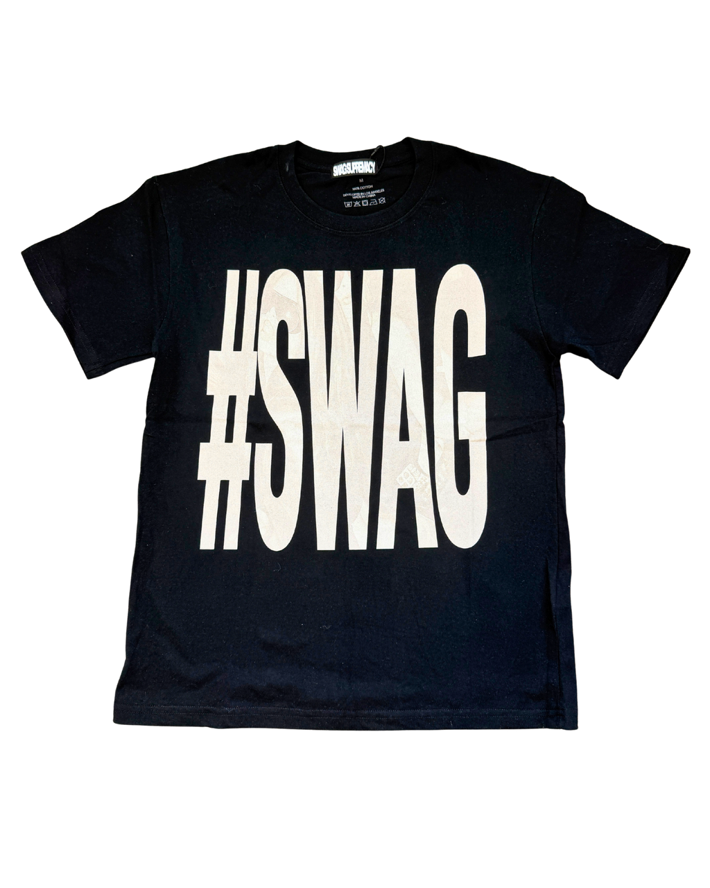 BONE* Swag Tee – #SWAG print on a black tee
