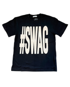 BONE* Swag Tee – #SWAG print on a black tee